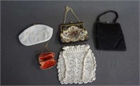 5 Elegant Vintage Ladies Hand Bags
