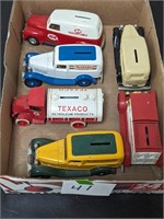 Lot of Diecast Trcuk Banks