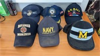 Lot of Veteran hats