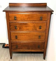 Four Drawer Chest on Casters