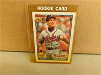 1991 Topps David Justice #329 Rookie Baseball Card