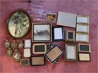 Box of Miscellaneous pictures & frames