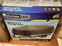 Weather Safe pontoon cover. Has been used