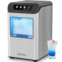Aeitto Nugget Ice Maker Countertop, 55 lbs/Day,