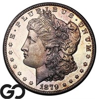 1879-S Morgan Silver Dollar, Near Gem PL Bid: 216