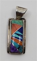 Vintage Zuni Sterling Silver Pendant