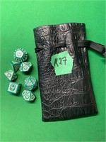 Gaming dice! Quality set in its own bag