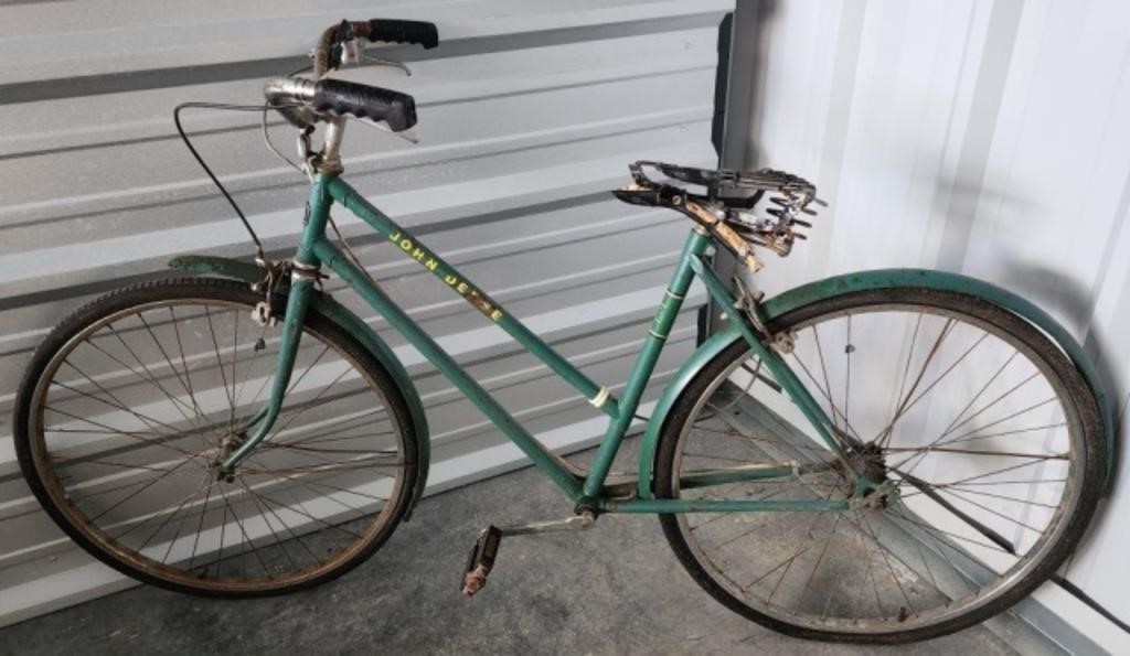 Vintage Green John Deere Bicycle
