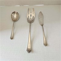 3 Sterling Serving pieces