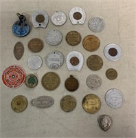 20+ Asst. Tokens White Sewing , Australia others