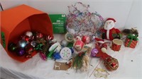 Christmas Lot-Ornaments, Mini Lights & more