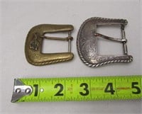 2 Vintage Belt Buckles