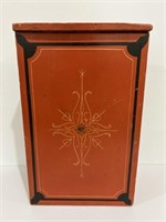 Single Door Decorated Hanging Cabinet 17"H