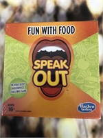 Hasbro Speak Out Fun with Food Game -new