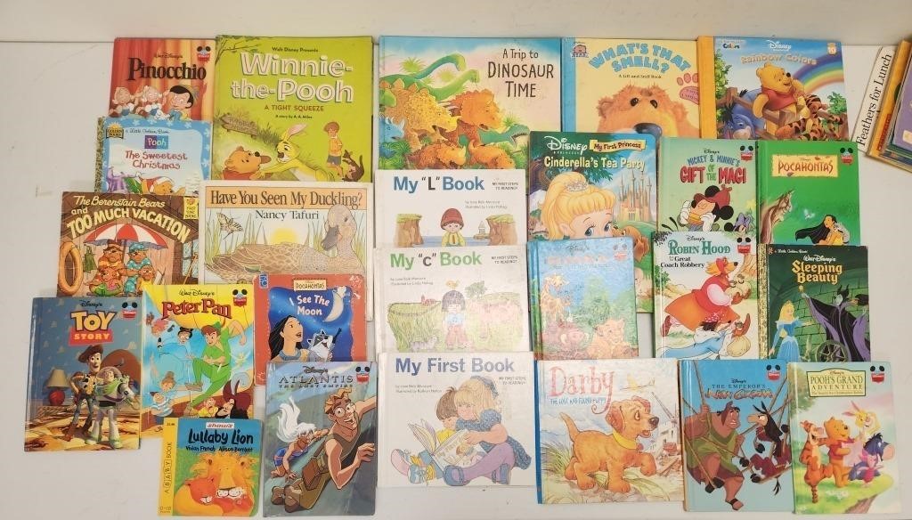 Large Quantity Childrens Books- Including Disney