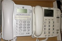 2 Pc White Corded Phone