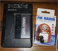 Walkman, F M Radio