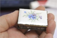 Enamel Match Box