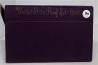 1986S US Mint Proof Set
