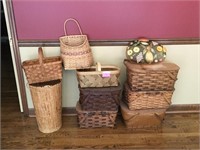 Great collection of baskets!