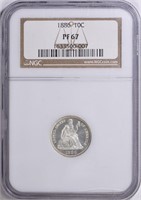 $4000 Guide: 1886 Seated Liberty Dime NGC Proof-67