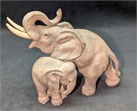 Andrea by Sadek Mother & Child Elephant Figurine