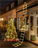 Christmas Decorations LED Ladder Lights with Climb