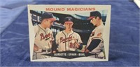 1960 Topps Burdette-Spahn-Buhl #230 Baseball Card