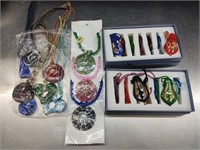 Glass Necklaces- new