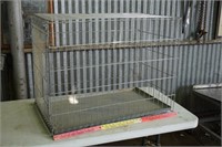 Wire Cage w/ Removable Pan 28" x 22" x 36"