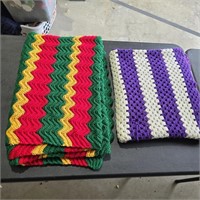Vintage Crochet Throw Blankets