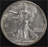 1935-S WALKING LIBERTY HALF DOLLAR AU