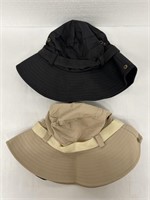 2 PIECES SUN HATS (WITH MINIMAL DAMAGE)