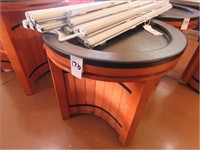 36" ROUND X 33"H DISPLAY TABLE
