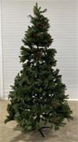 (CX) Home Accents 7.5’ LED Westwood Fir Tree