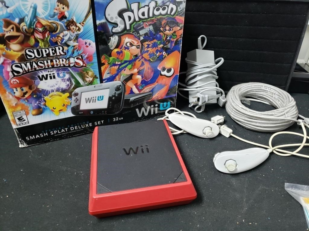 NINTENDU WII  VIDEO GAME SYSTEM