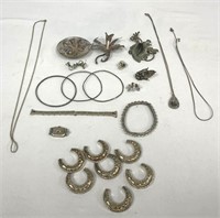Necklace, Brooches, Parts