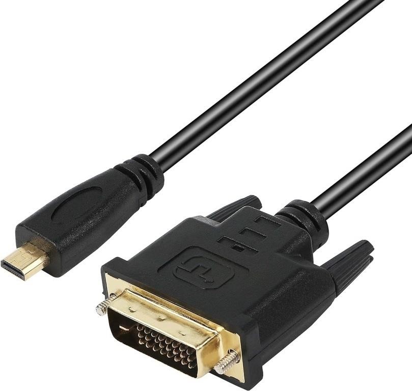 XMSJSIY Micro HDMI to DVI Adpter Cable