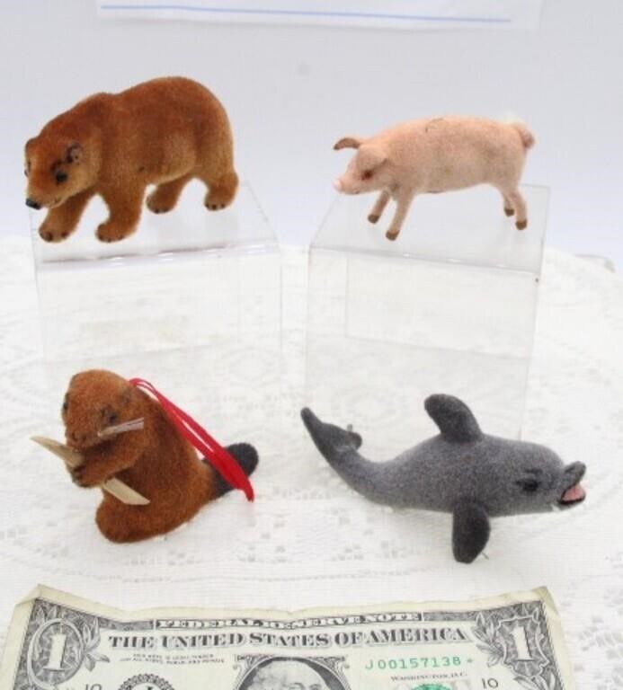 (4) SMALL ANIMALS ALL MADE IN GERMANY