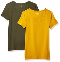 Amazon Essentials Women's Slim-Fit Short-Sleeve