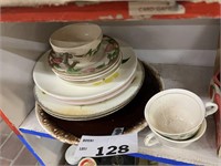 MISC PLATES AND TEA CUPS