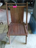 Nice wooden folding chair