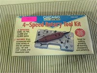 Four speed rotary tool kit new in box