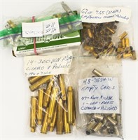 Lot of Various Pistol & Rifle Empty Brass Casings