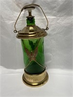 Vintage Miner Antique Brass Ship Oil Green Lantern