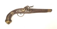 Ottoman flintlock pistol .61 Cal., 8.5" brass