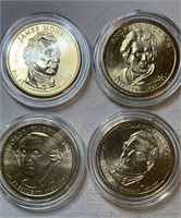 (4) Presidential Dollars Monroe,Jackson,Fillmore,