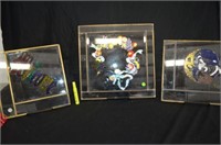 (3) GLASS PANELS - 2 STAINED GLASS; 1 PAINTED ON
