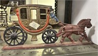 Vintage Iron Horse Carriage Door Stop