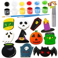 Amscan Multicolored MDF Halloween Paint Your Own C